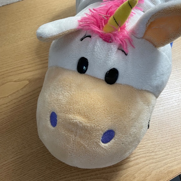 Flip a Zoo Imogen Dragon Flips to Persephone Unicorn Plush Reversible Toy Lg 20” - Picture 8 of 14
